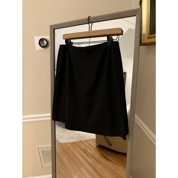 Cache Womens Black Classic A Line Skirt Size 8 - Picture 2 of 3